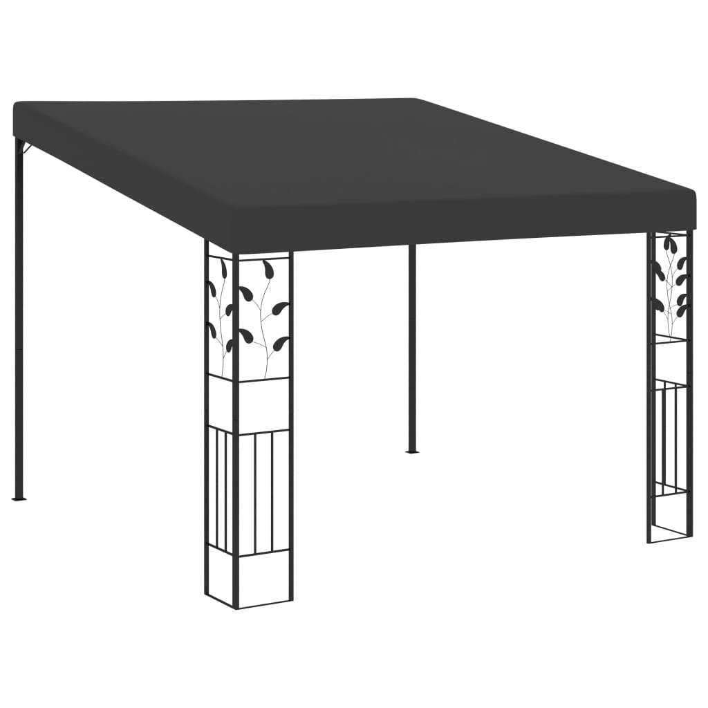  Väggmonterad paviljong 3x3x2,5 m antracit