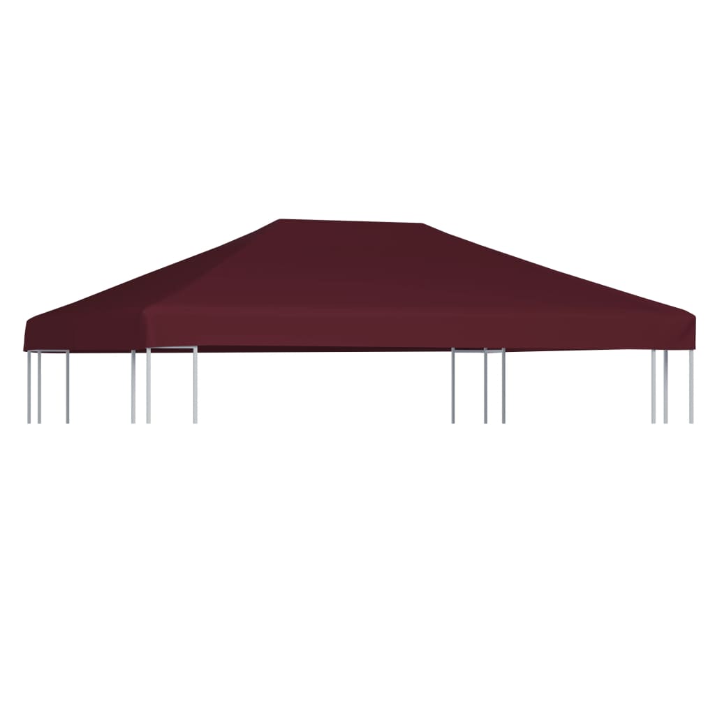  Paviljongtak 310 g/m² 3x4 m vinröd