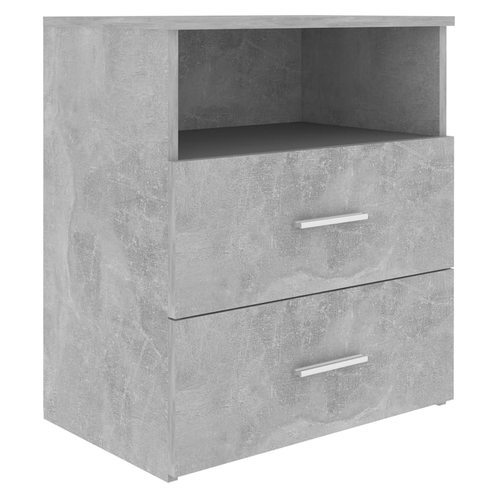  Sängbord betonggrå 50x32x60 cm