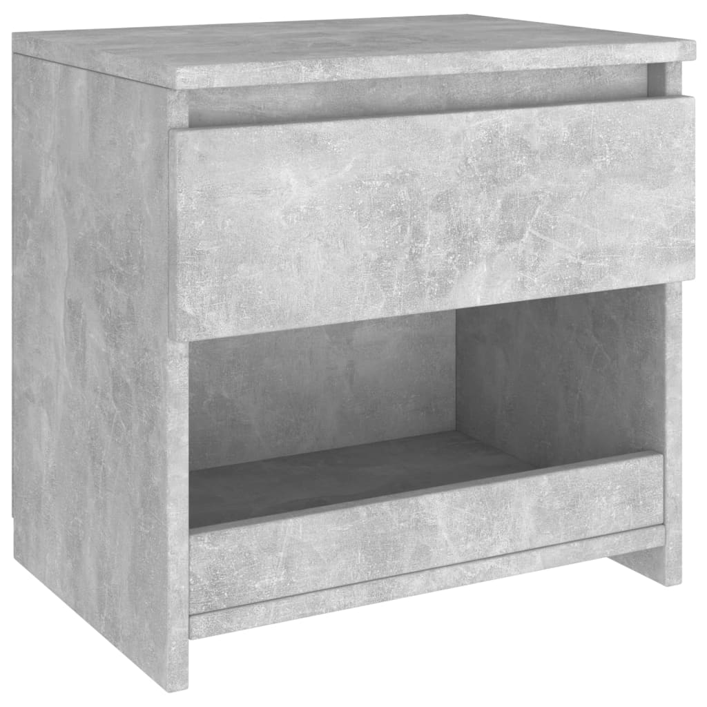  Nattduksbord betonggrå 40x30x39 cm spånskiva