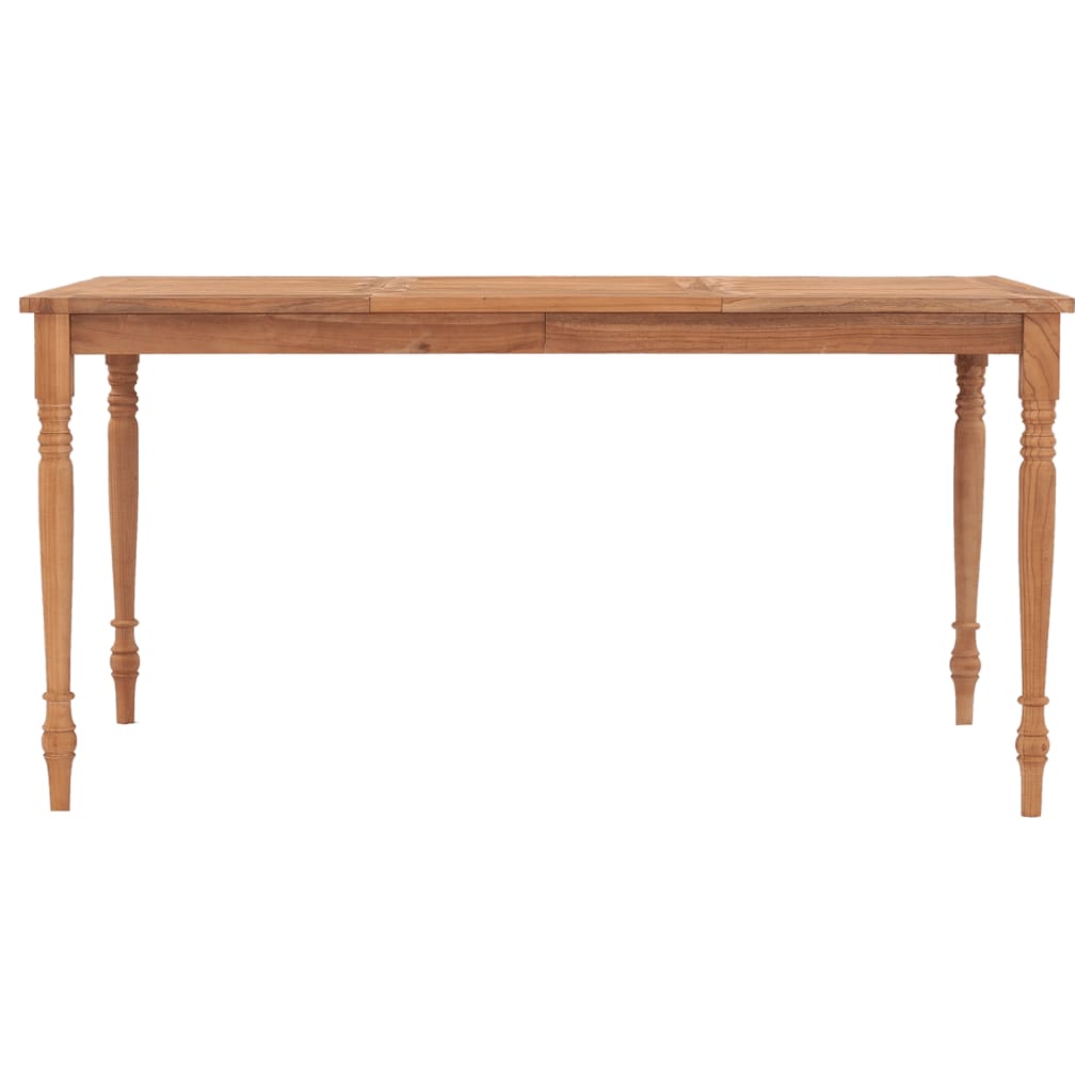  Bataviabord 150x90x75 cm massiv teak