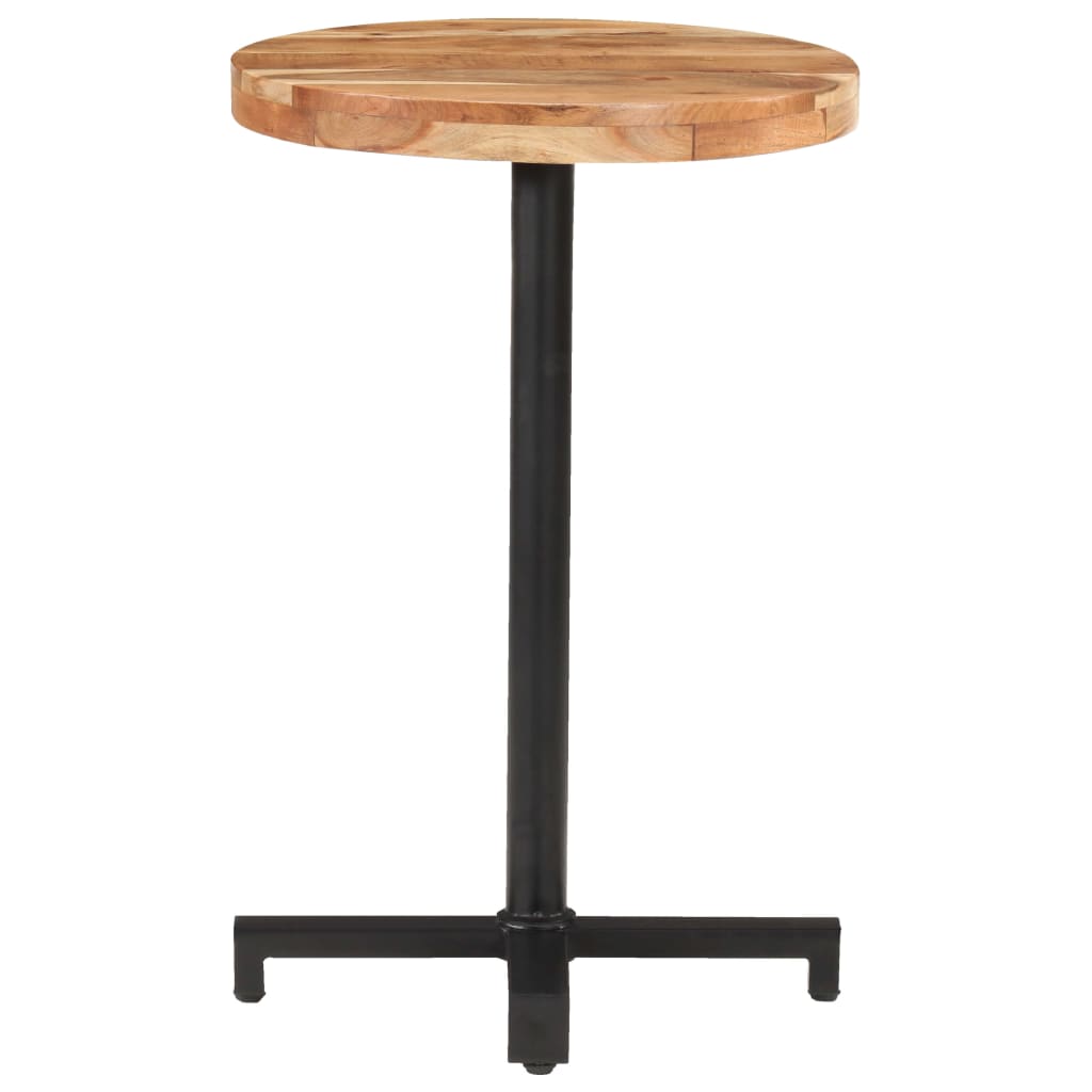  Cafébord runt Ø50x75 cm massivt akaciaträ
