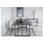 Palace Dining Table - 240*100*H75 - Black / Black, Arctic Dining Chair - Black Legs - White Plastic_6