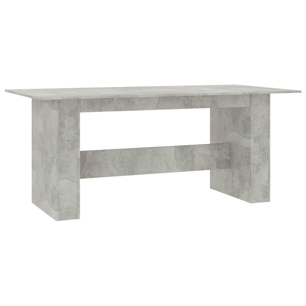  Matbord betonggrå 180x90x76 cm spånskiva