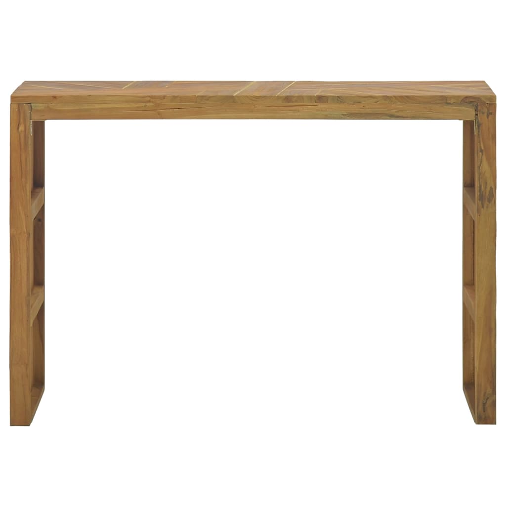  Avlastningsbord 110x35x75 cm massiv teak