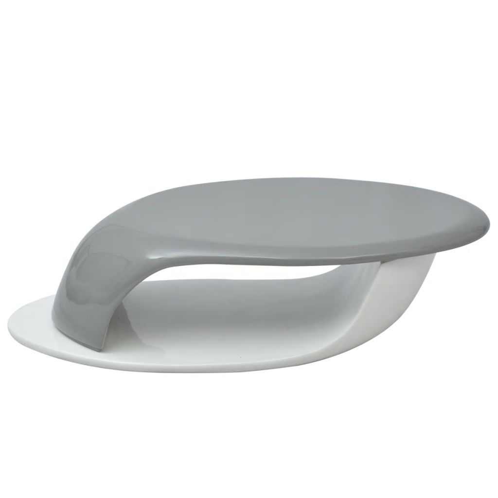  Soffbord glasfiber grå och vit högglans