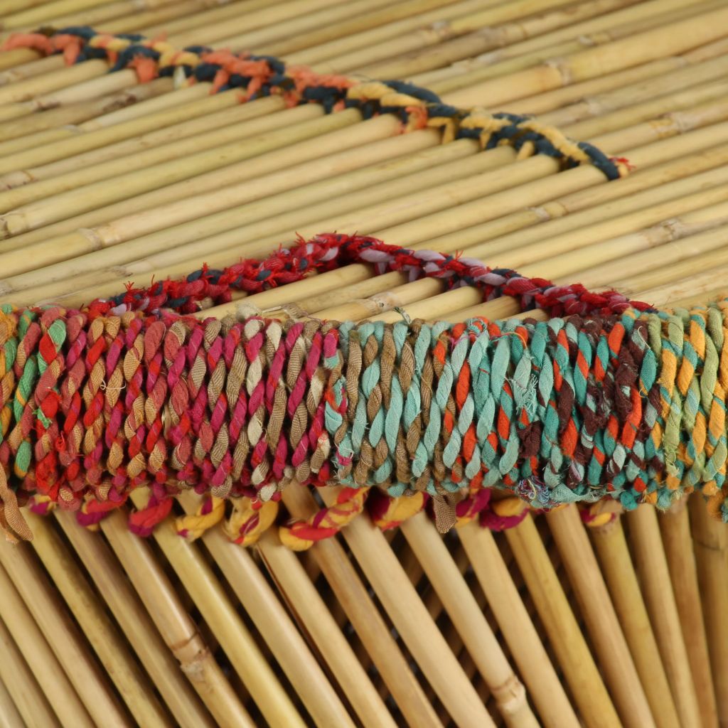  Soffbord bambu med chindidetaljer flerfärgad
