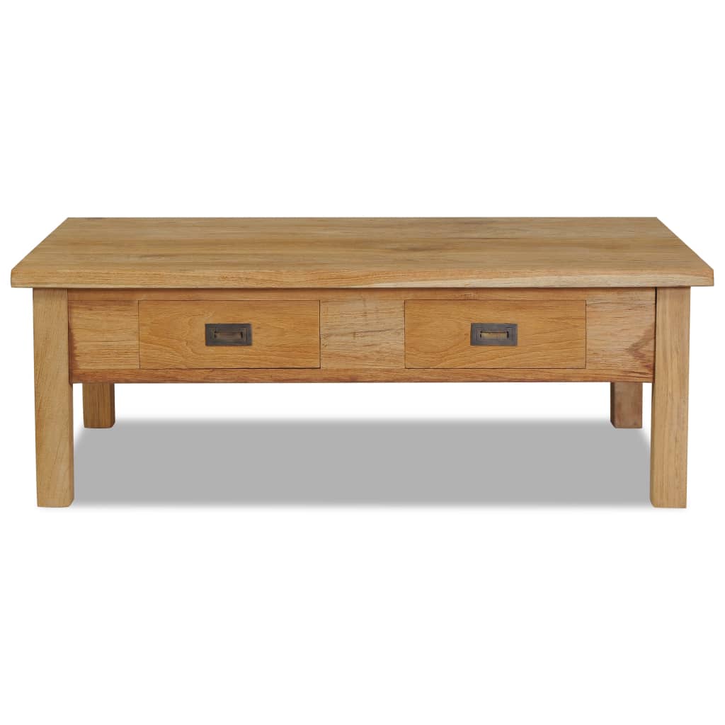  Soffbord i massiv teak 100x60x35 cm