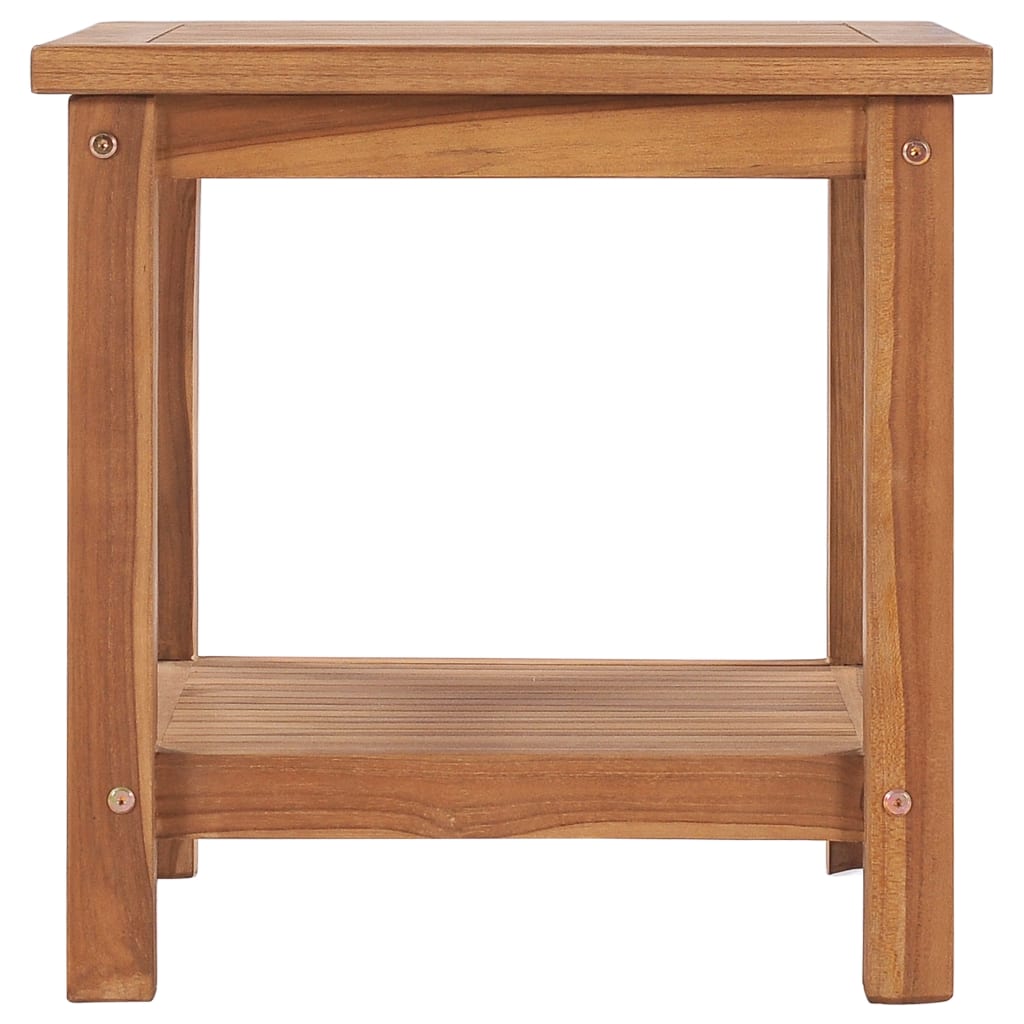  Soffbord 45x45x45 cm massiv teak