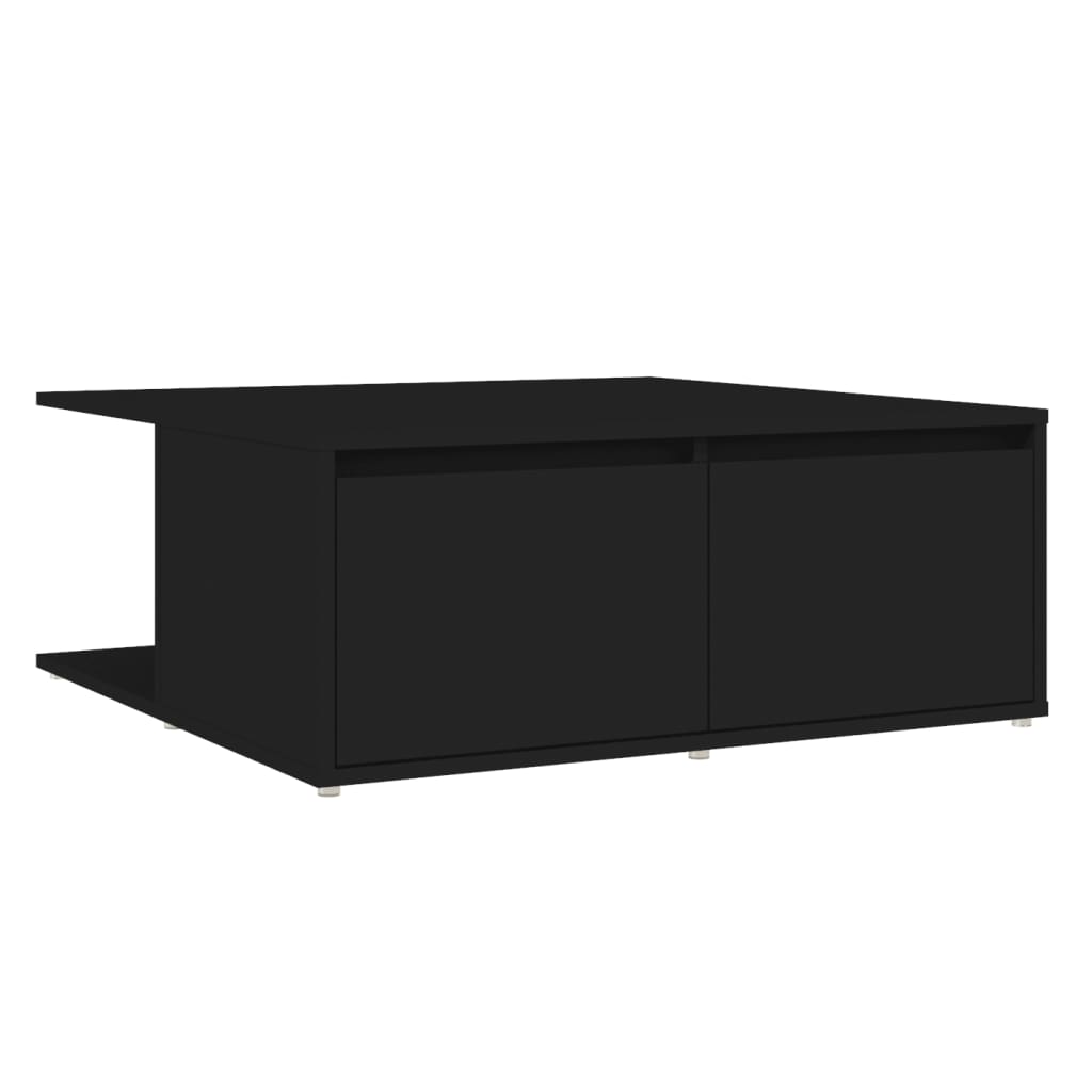  Soffbord svart 80x80x31 cm spånskiva