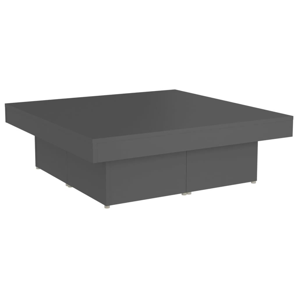  Soffbord grå 90x90x28 cm spånskiva