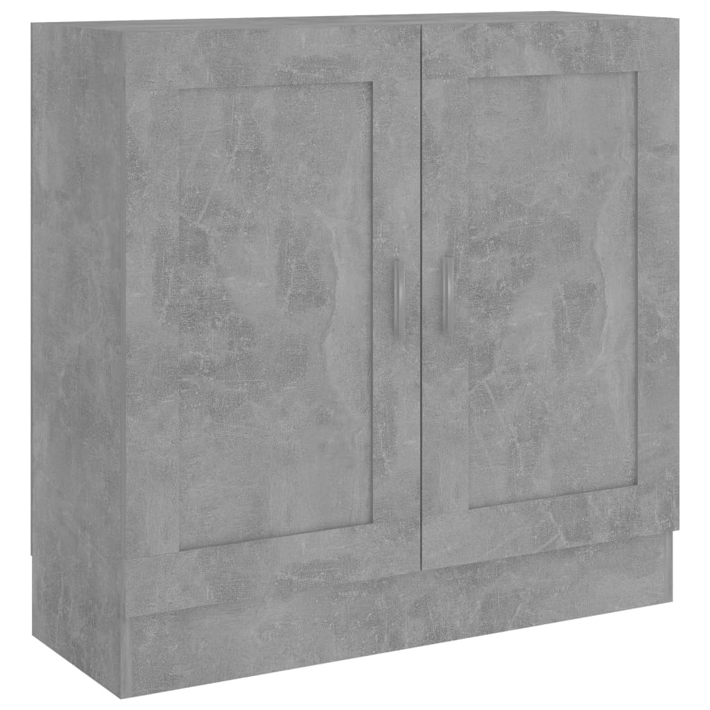  Bokskåp betonggrå 82,5x30,5x80 cm spånskiva