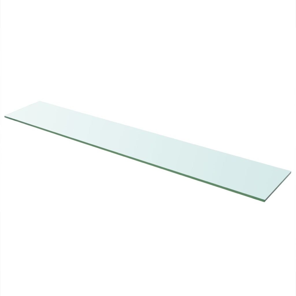  Hyllplan glas genomskinlig 110x20 cm