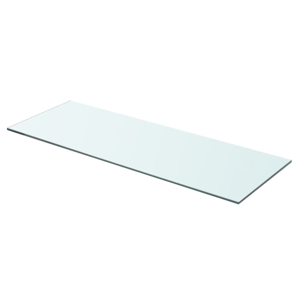  Hyllplan 2 st glas genomskinlig 70x25 cm