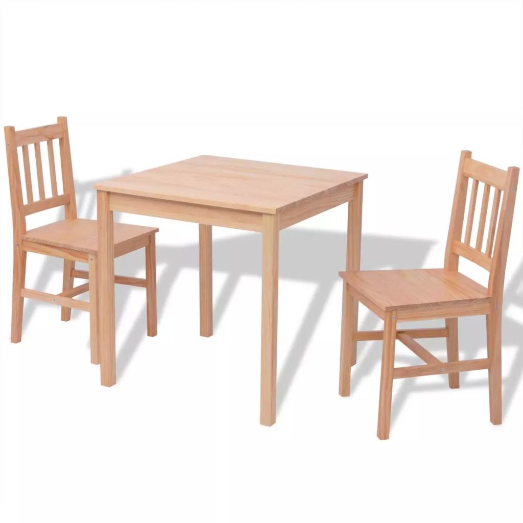  Matbord och stolar 3 delar furu