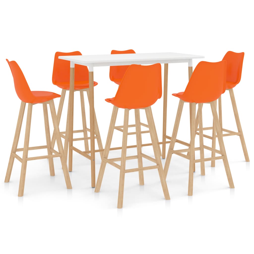  Bargrupp 7 delar orange