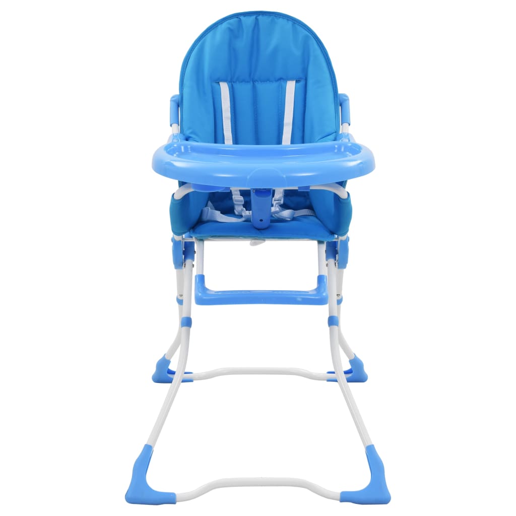  Barnstol blå och vit