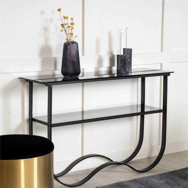 Wavy - Side Table - Black / Black