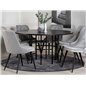 Copenhagen - Dining Table round - Black / Black