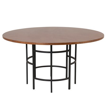 Copenhagen - Dining Table round - Brown / Black