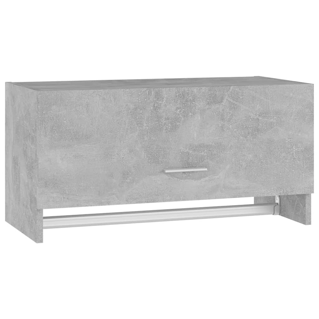  Garderob betonggrå 70x32,5x35 cm spånskiva