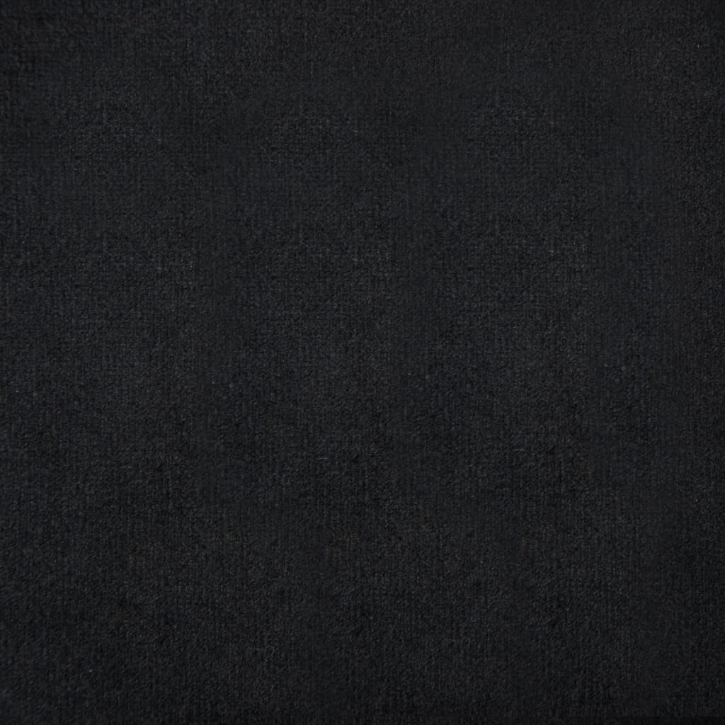  Chesterfieldsoffa L-formad sammet 199x142x72 cm svart
