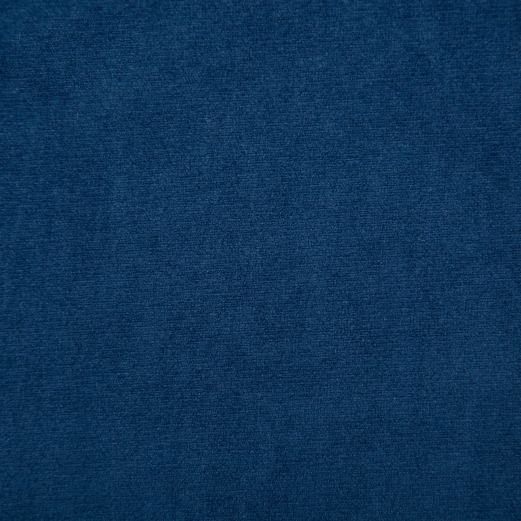  Chesterfieldsoffa L-formad sammet 199x142x72 cm blå