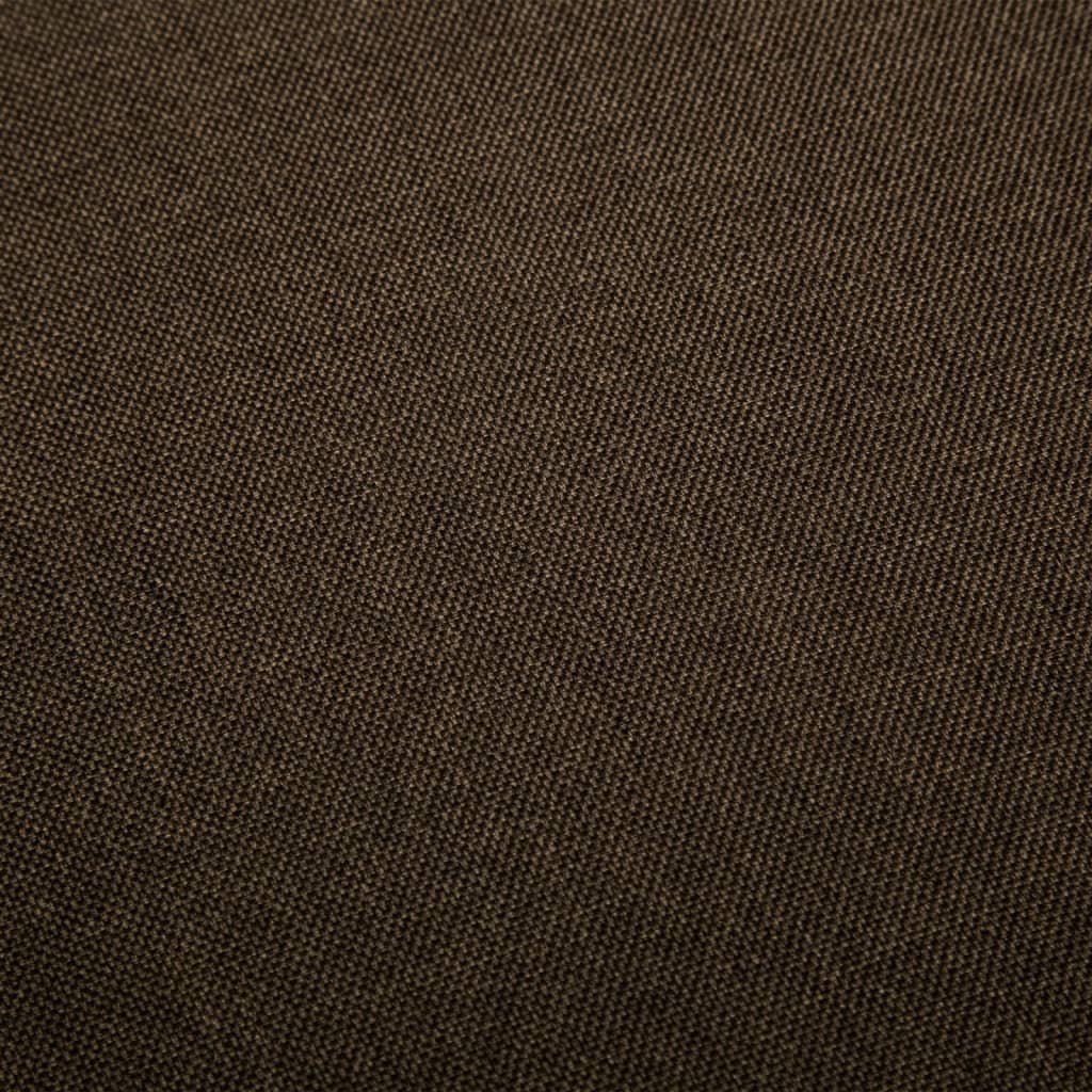  Snurrbara matstolar 4 st mörkbrun tyg