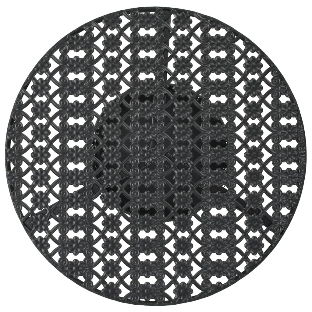  Bistrobord svart 40x70 cm metall