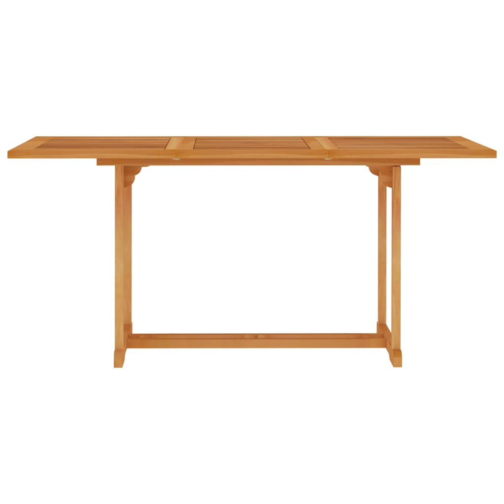  Trädgårdsbord 150x90x75 cm massiv teak