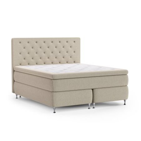 Roxen Continental sänky 140x200 cm + Sänkypaketti nappipäädyllä ja vuodevaatteet