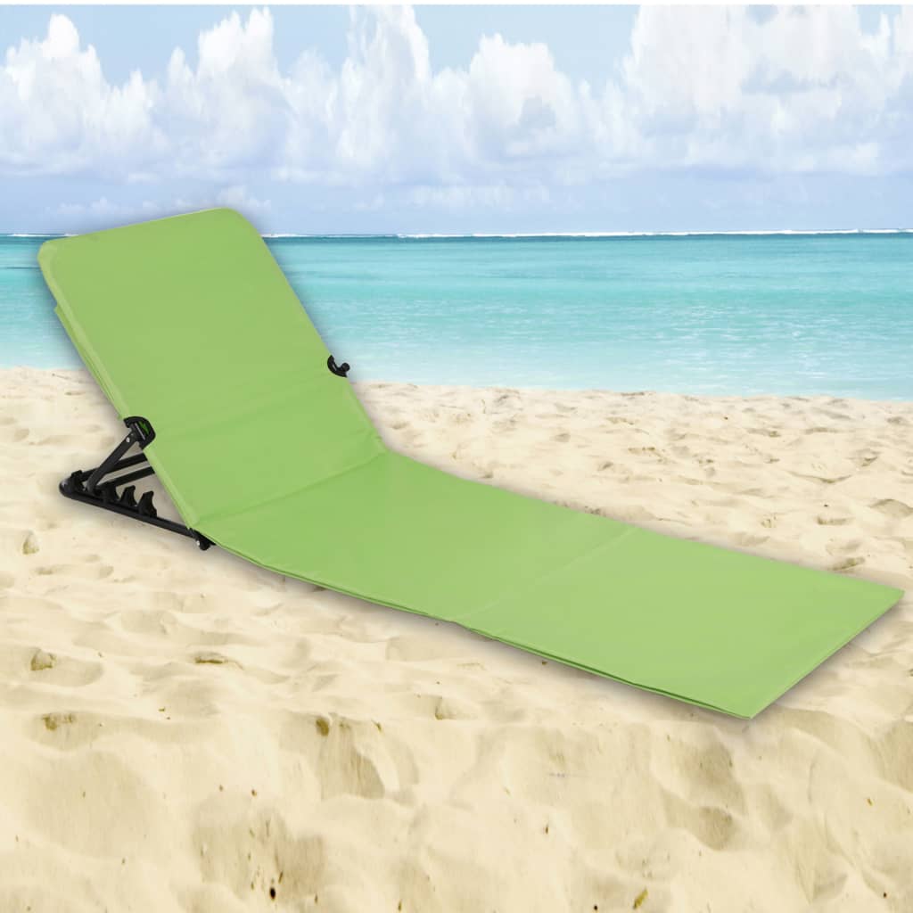 HI Hopfällbar strandmatta PVC grön