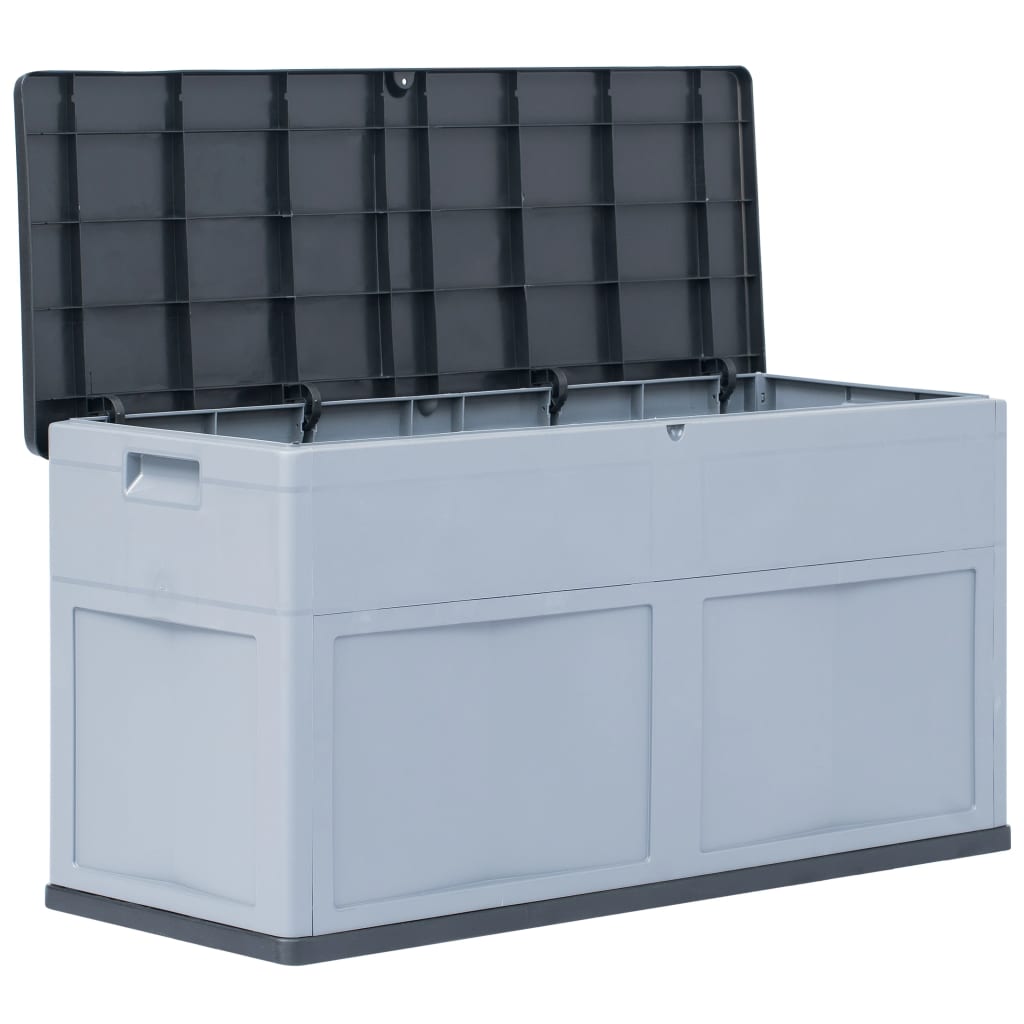  Dynbox 320 liter grå svart