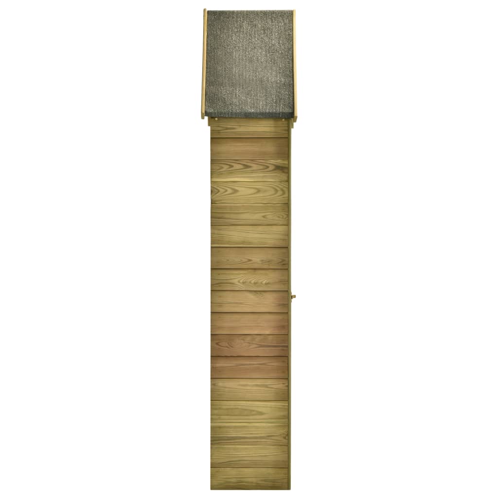  Redskapsbod med dörr 77x28x178 cm impregnerad furu