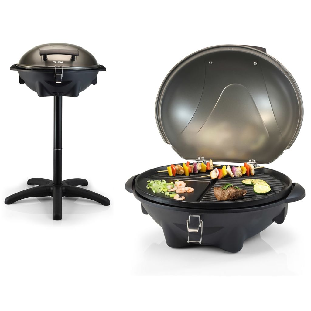 Tristar El-grill på avtagbart stativ BQ-2816 2200 W 46x35 cm svart